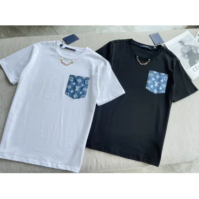 Футболка Loius Vuitton Pocket "White" фото № 7