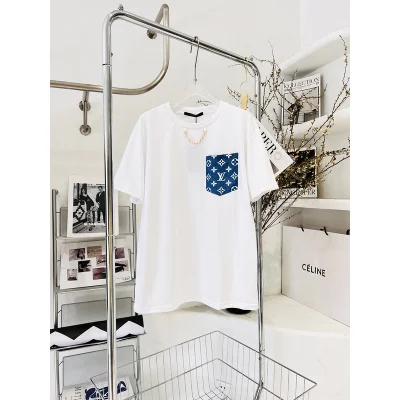 Футболка Loius Vuitton Pocket "White" фото № 2