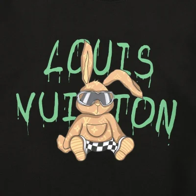 Футболка Louis Vuitton Brutal Rabbit "Black" фото № 4