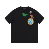 Футболка Louis Vuitton Green Airplane And Logo "Black"