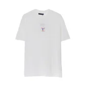 Футболка Louis Vuitton With Rainbow Brand Icon "White"