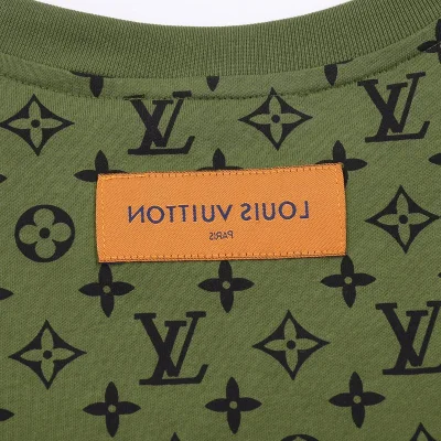 Футболка Louis Vuitton Monogram Fragments "Green" фото № 2
