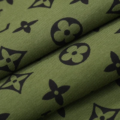 Футболка Louis Vuitton Monogram Fragments "Green" фото № 3