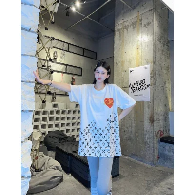 Футболка Louis Vuitton Jacquard Heart "White" фото № 7 Футболка Louis Vuitton Jacquard Heart "White" фото № 7