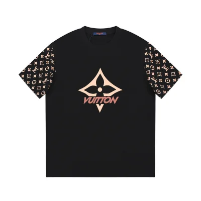 Футболка Louis Vuitton With Print On The Sleeves "Black" фото № 4