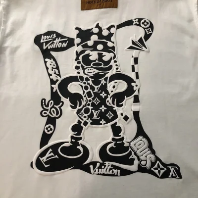 Футболка Louis Vuitton With Branded Dude "White" фото № 6