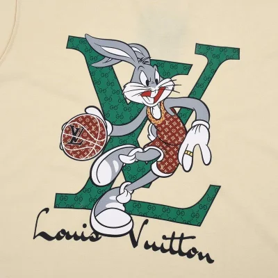 Футболка Louis Vuitton Basketball Player Rabbit "Cream" фото № 4