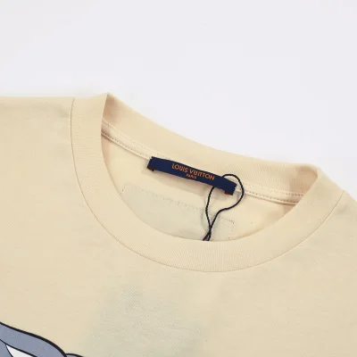 Футболка Louis Vuitton Basketball Player Rabbit "Cream" фото № 8