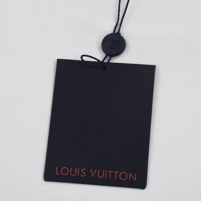 Футболка Louis Vuitton With A Square Logo "White" фото № 2