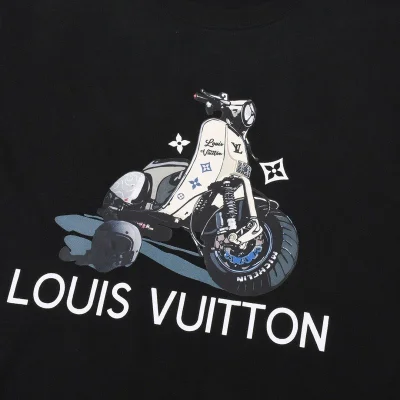 Футболка Louis Vuitton Motorcycle Print "Black" фото № 6