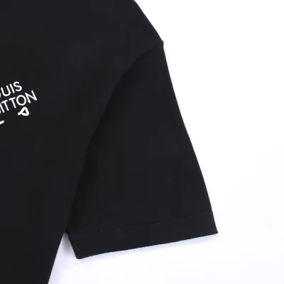 Футболка Louis Vuitton Baggy Style With Logo "Black" фото № 5