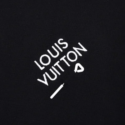 Футболка Louis Vuitton Baggy Style With Logo "Black" фото № 7
