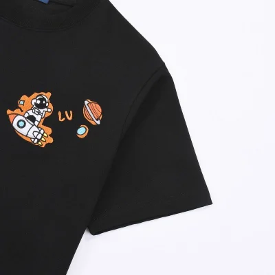 Футболка Louis Vuitton Rocket Flight "Black" фото № 6