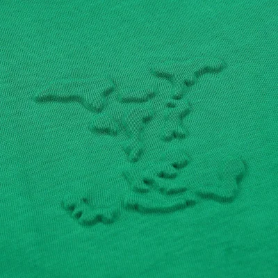Футболка Louis Vuitton Embossed Monogram Logo "Green" фото № 4