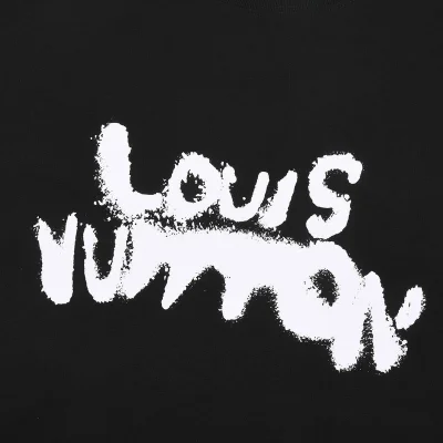 Футболка Louis Vuitton With Text Logo Stylish "Black" фото № 7