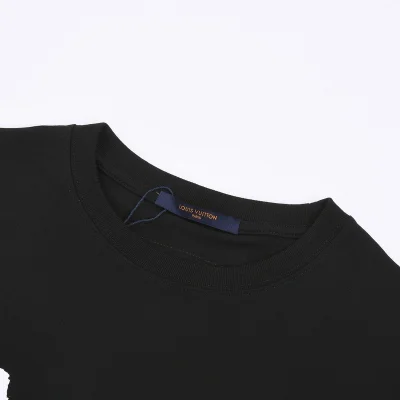 Футболка Louis Vuitton With Text Logo Stylish "Black" фото № 8