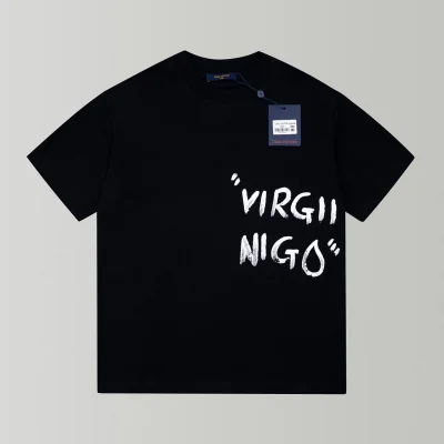 Футболка Louis Vuitton Virgil Nigo "Black" фото № 2
