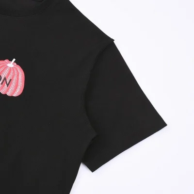 Футболка Louis Vuitton With Inscription On Colored Gourds "Black" фото № 3