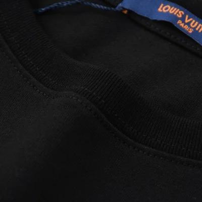 Футболка Louis Vuitton With Inscription On Colored Gourds "Black" фото № 6