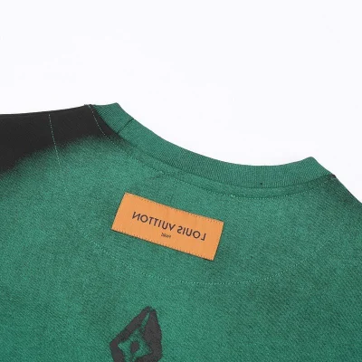 Футболка Louis Vuitton With Green Spot "Black" фото № 2