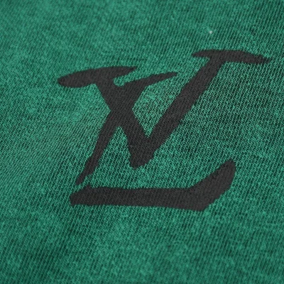 Футболка Louis Vuitton With Green Spot "Black" фото № 5