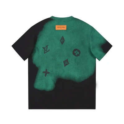 Футболка Louis Vuitton With Green Spot "Black" фото № 7