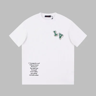 Футболка Louis Vuitton With Text And Skeleton Print "White" фото № 6