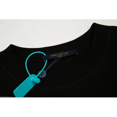Футболка Louis Vuitton With Emblem Tilted Tower "Black" фото № 5