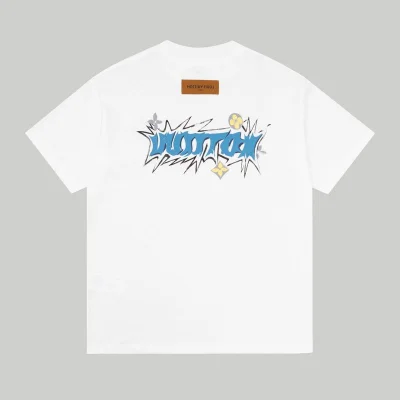 Футболка Louis Vuitton Explosive Logo "White" фото № 2