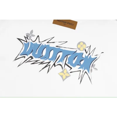 Футболка Louis Vuitton Explosive Logo "White" фото № 7