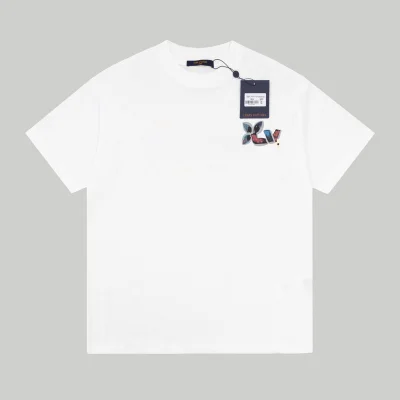 Футболка Louis Vuitton Explosive Logo "White" фото № 9
