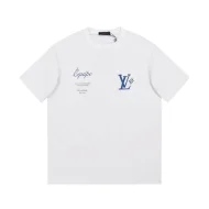 Футболка Louis Vuitton With Blue Print "White"