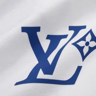 Футболка Louis Vuitton With Blue Print "White" фото № 7