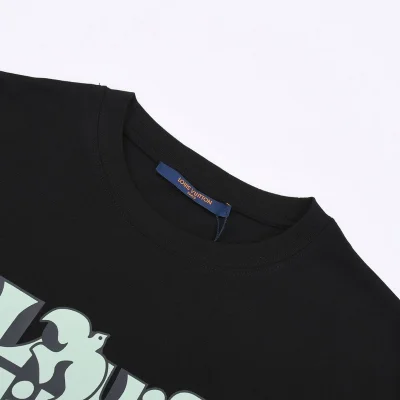 Футболка Louis Vuitton 3D Logo Drawing "Black" фото № 8