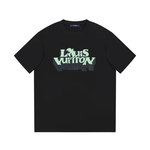 Футболка Louis Vuitton 3D Logo Drawing "Black"