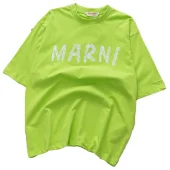 Футболка Marni With Logo "Green"