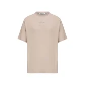 Футболка Miu Miu Convex Embroidery "Brown"