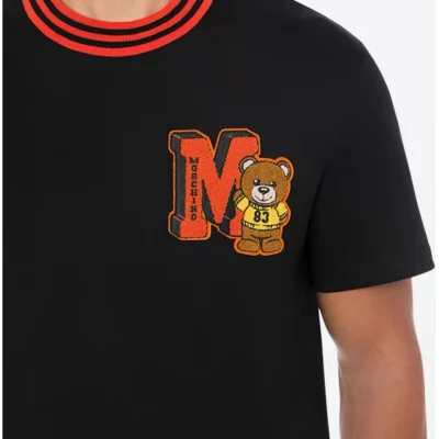 Футболка Moschino Logo With Cute Bear "Black" фото № 5 Футболка Moschino Logo With Cute Bear "Black" фото № 5