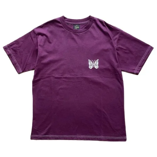 Футболка Needles Butterfly "Vinous"