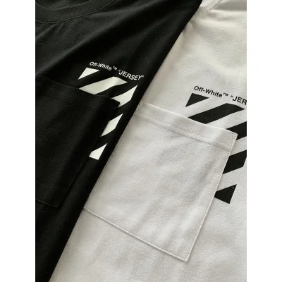 Футболка Off White Jersey "Black" фото № 5
