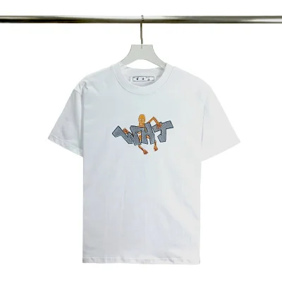 Футболка Off White With Colorful Graffiti Print "White" фото № 5 Футболка Off White With Colorful Graffiti Print "White" фото № 5