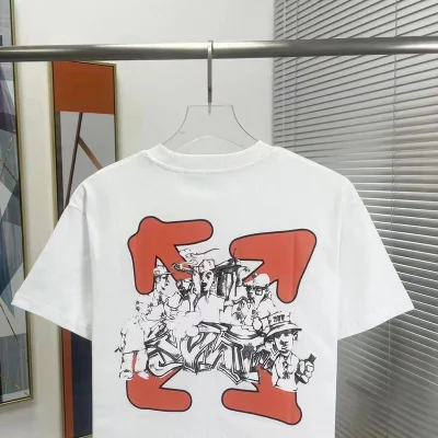 Футболка Off White Workers "White" фото № 3