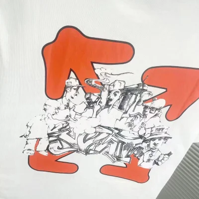 Футболка Off White Workers "White" фото № 4