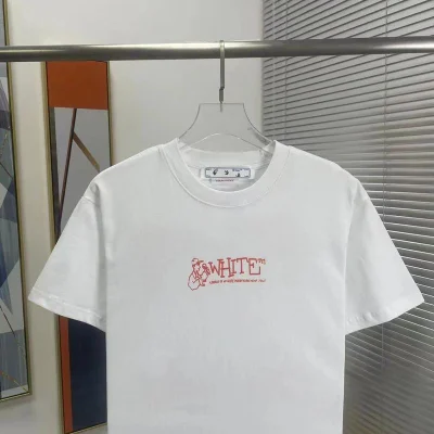 Футболка Off White Workers "White" фото № 7