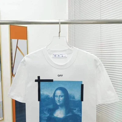 Футболка Off White Mona Lisa "White" фото № 3