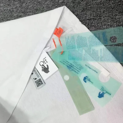 Футболка Off White Print - Ghosts Of The Past "White" фото № 7