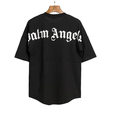 Футболка Palm Angels With Beautiful Logo Lettering "Black/White" фото № 2