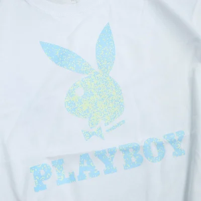Футболка Playboy Dotted Logo "White" фото № 3