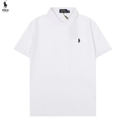 Футболка Polo Turn-down Collar Buttons "White"