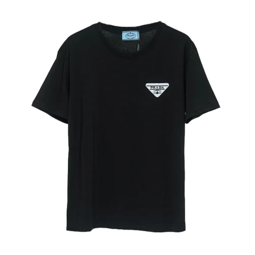 Футболка Prada With A Branded Icon "Black"